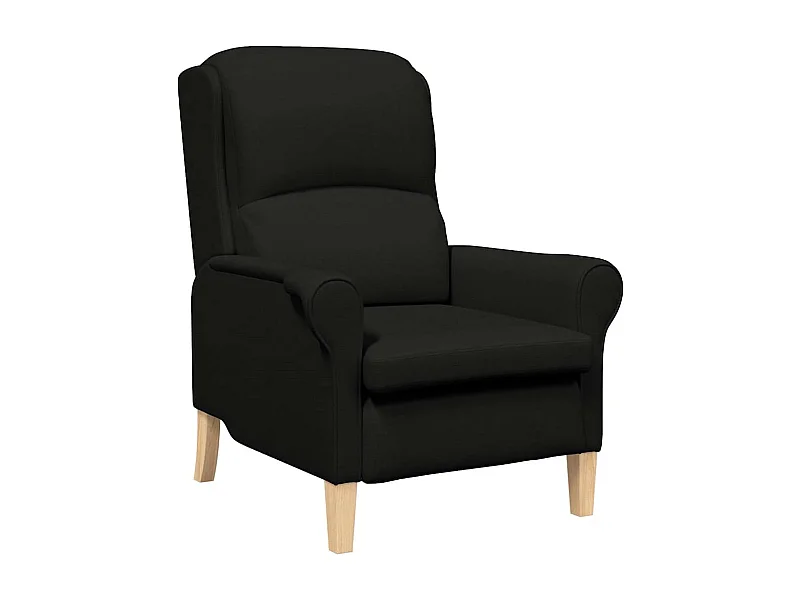 Fauteuil de Salon-Chaise de relax Noir 76x94x102 cm tissu SHL4068