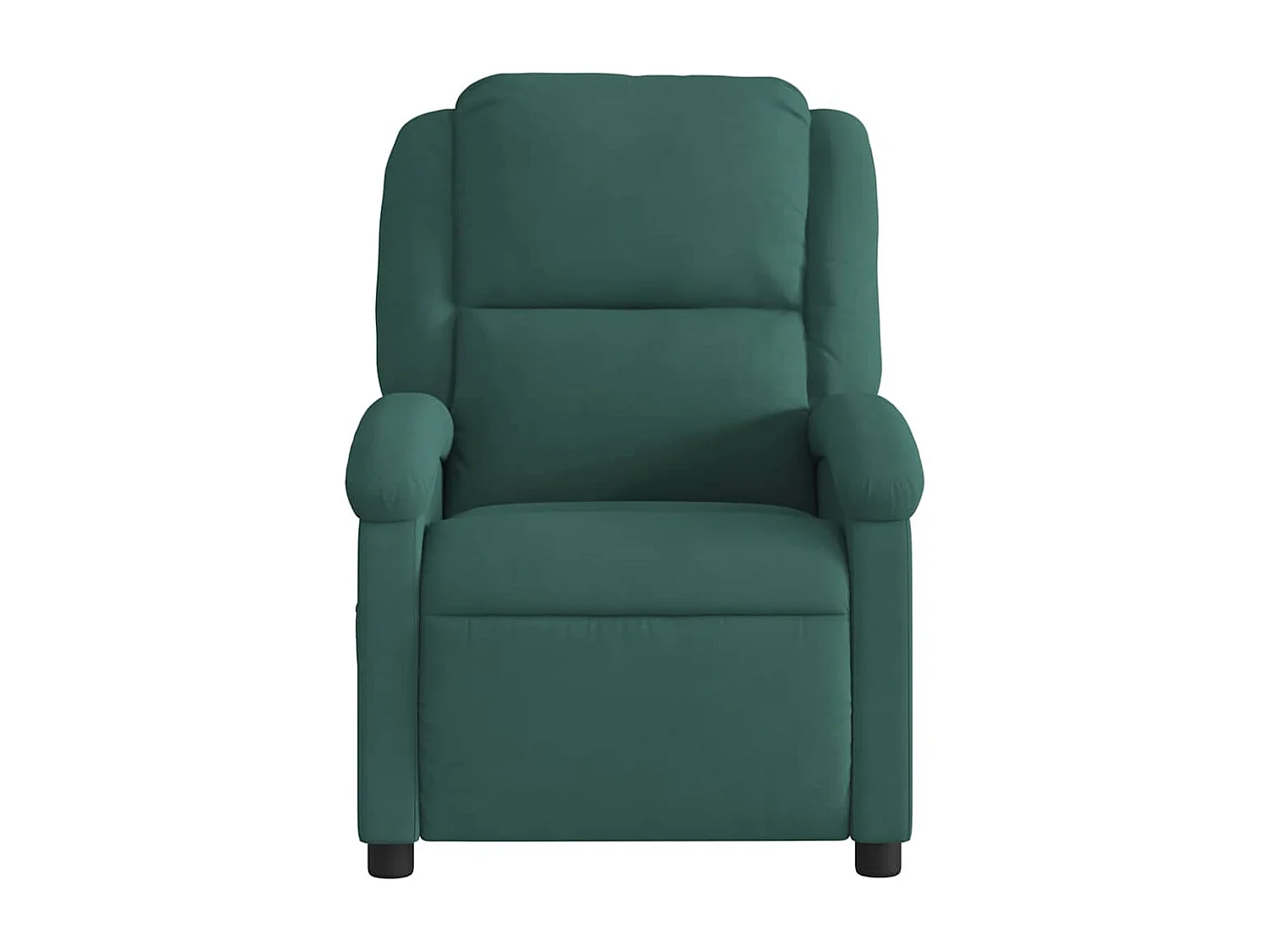 Sillón de relax | Sillón reclinable de masaje eléctrico terciopelo verde oscuro SHL7772
