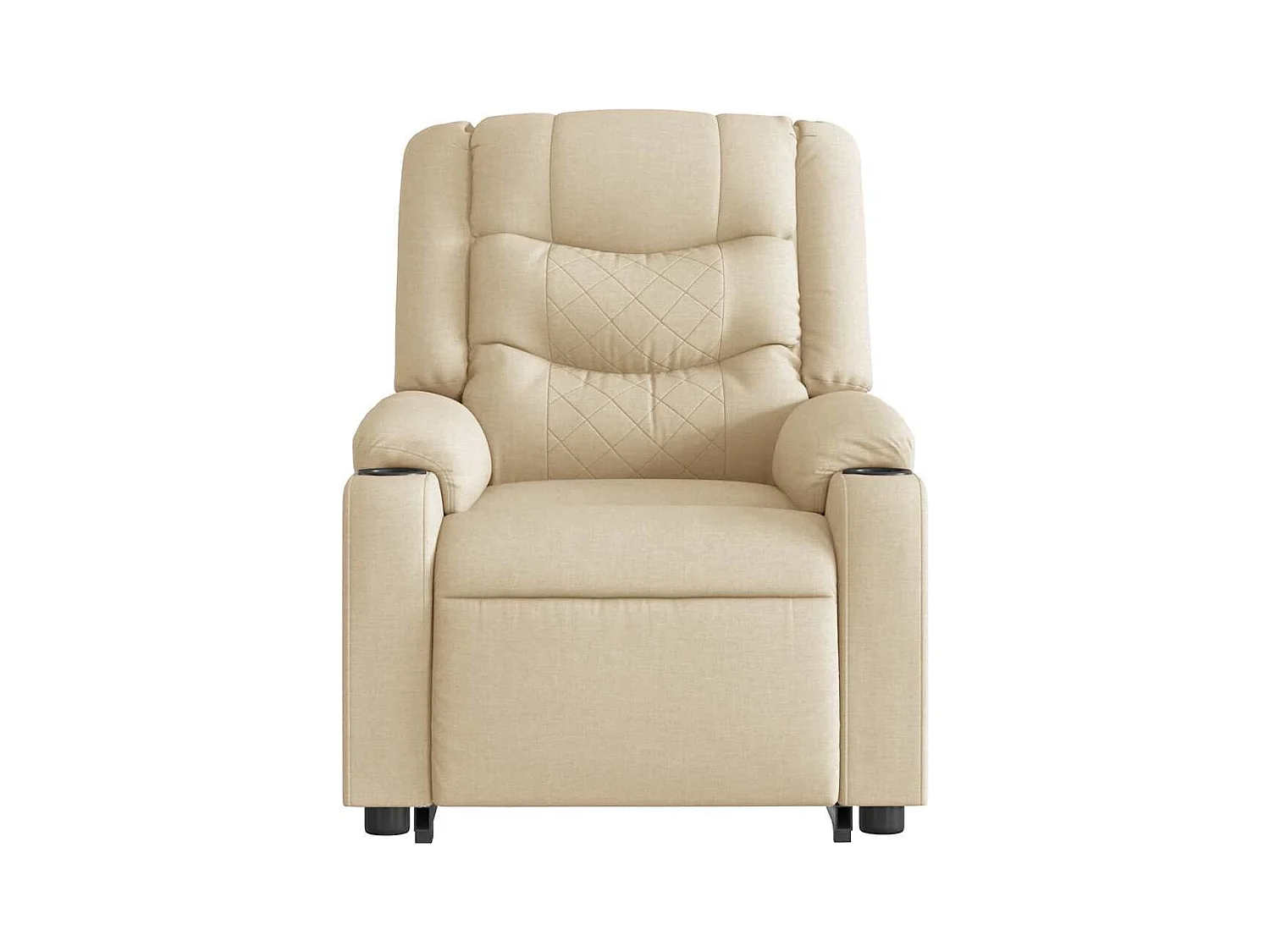 Sillón de relax | Sillón reclinable elevable de tela color crema SHL6068