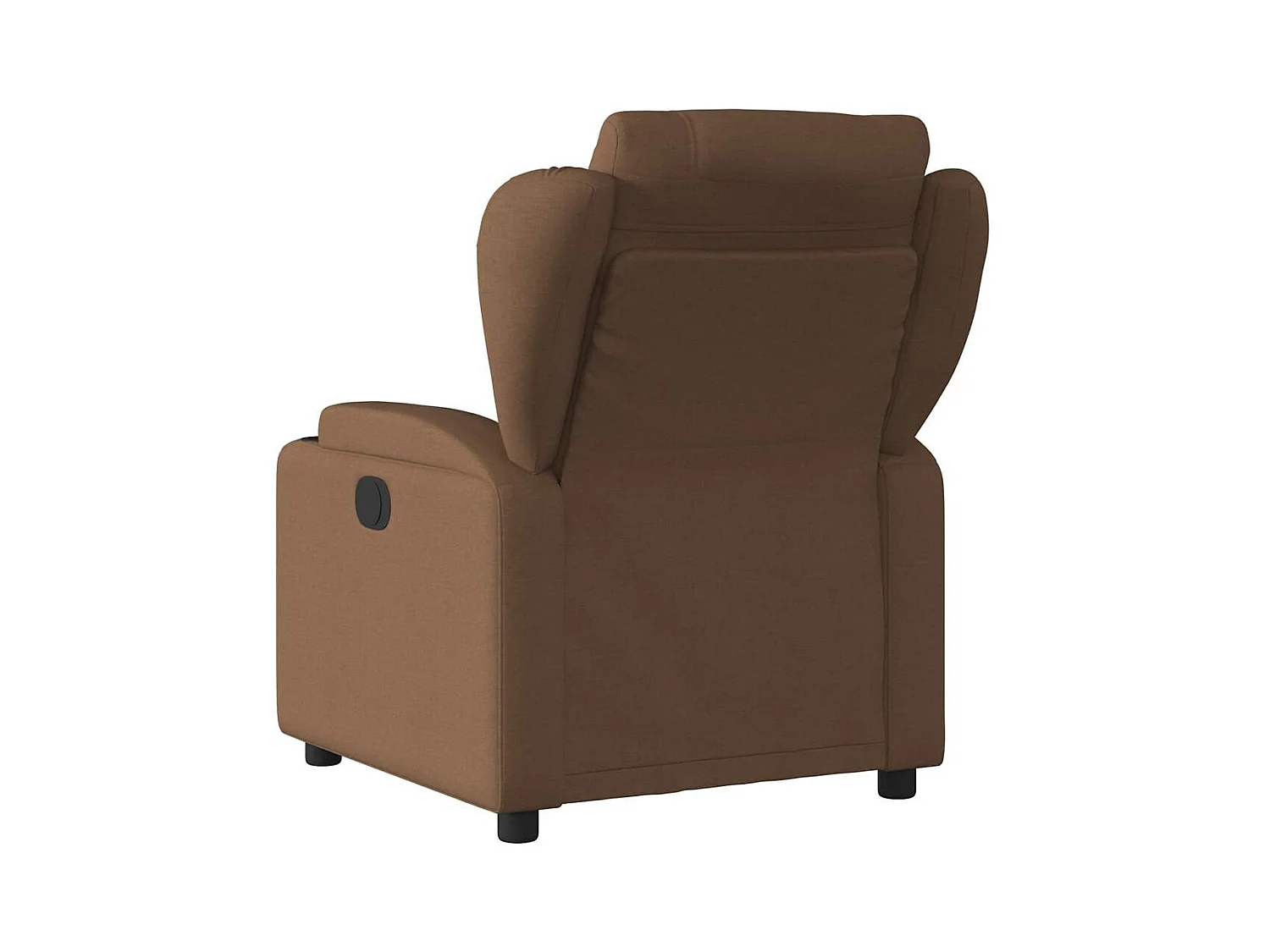 Fauteuil inclinable électrique-Chaise de relax-Fauteuil salon Marron Tissu SHL4172