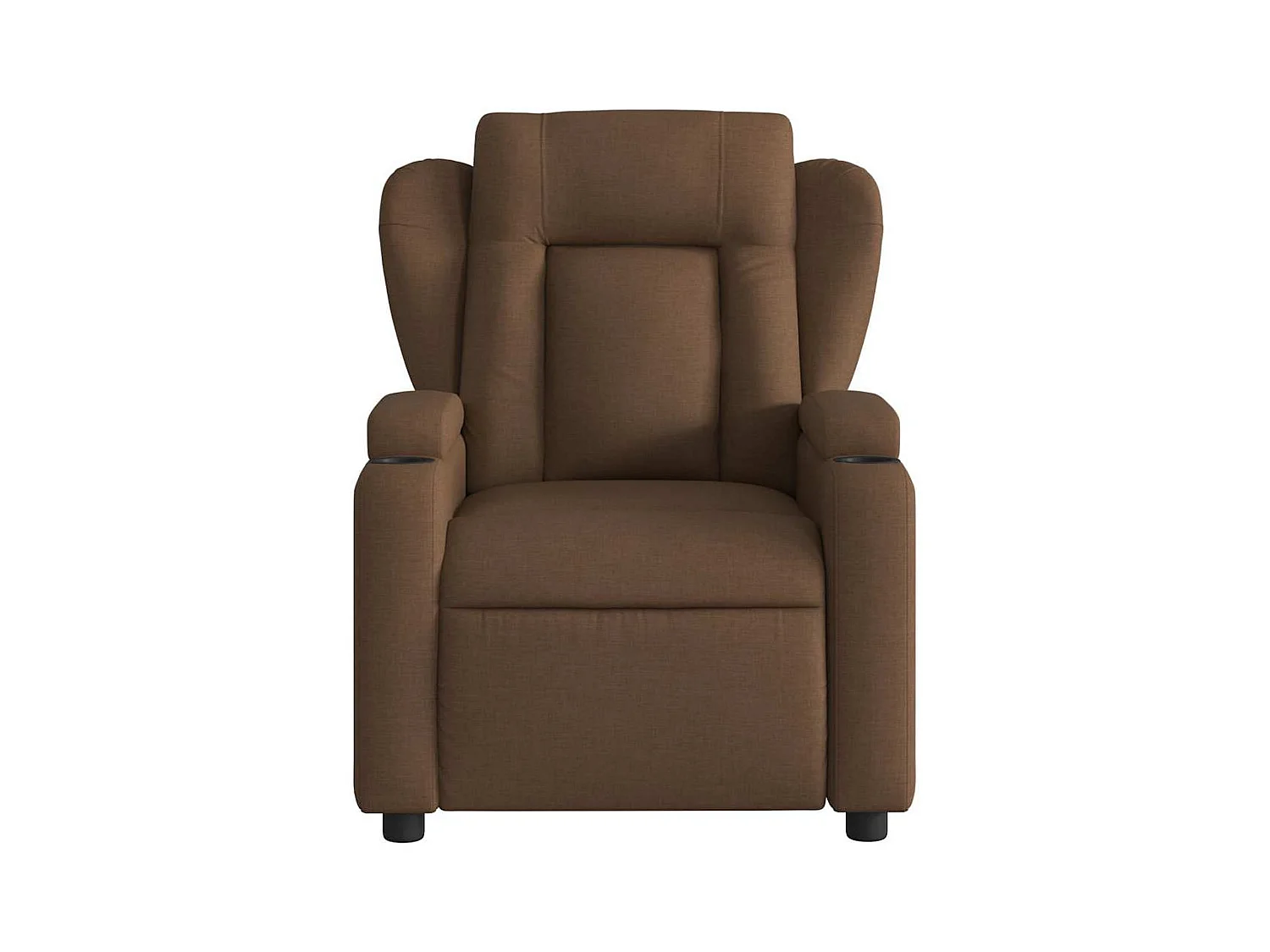 Fauteuil inclinable électrique-Chaise de relax-Fauteuil salon Marron Tissu SHL4172
