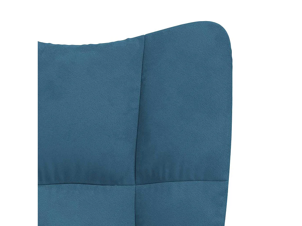 Sillón de relax | Silla de relax de terciopelo azul SHL7205