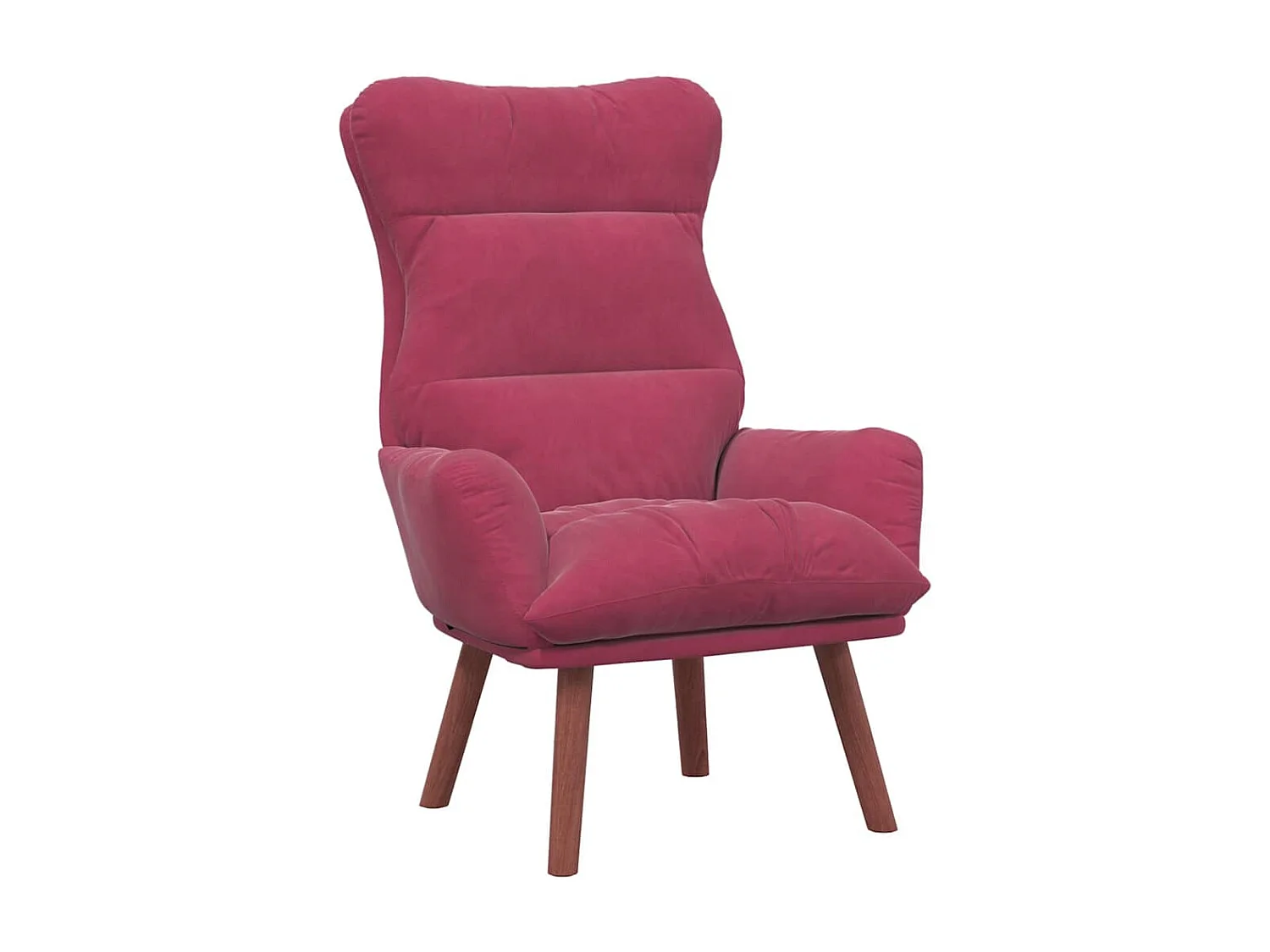 Sillón de relax | Silla Relax | Sillón de salón Rojo vino 69x74x93 cm Terciopelo SHL3511