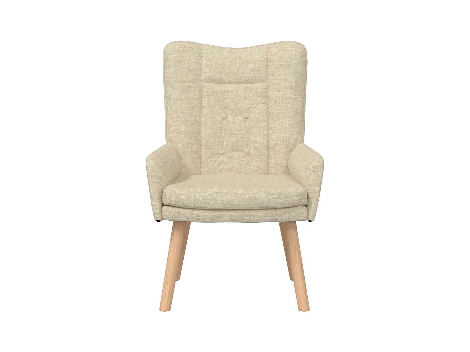 Sillón de relax | Silla Relax | Sillón de salón Crema 63x67x94 cm tela SHL4360