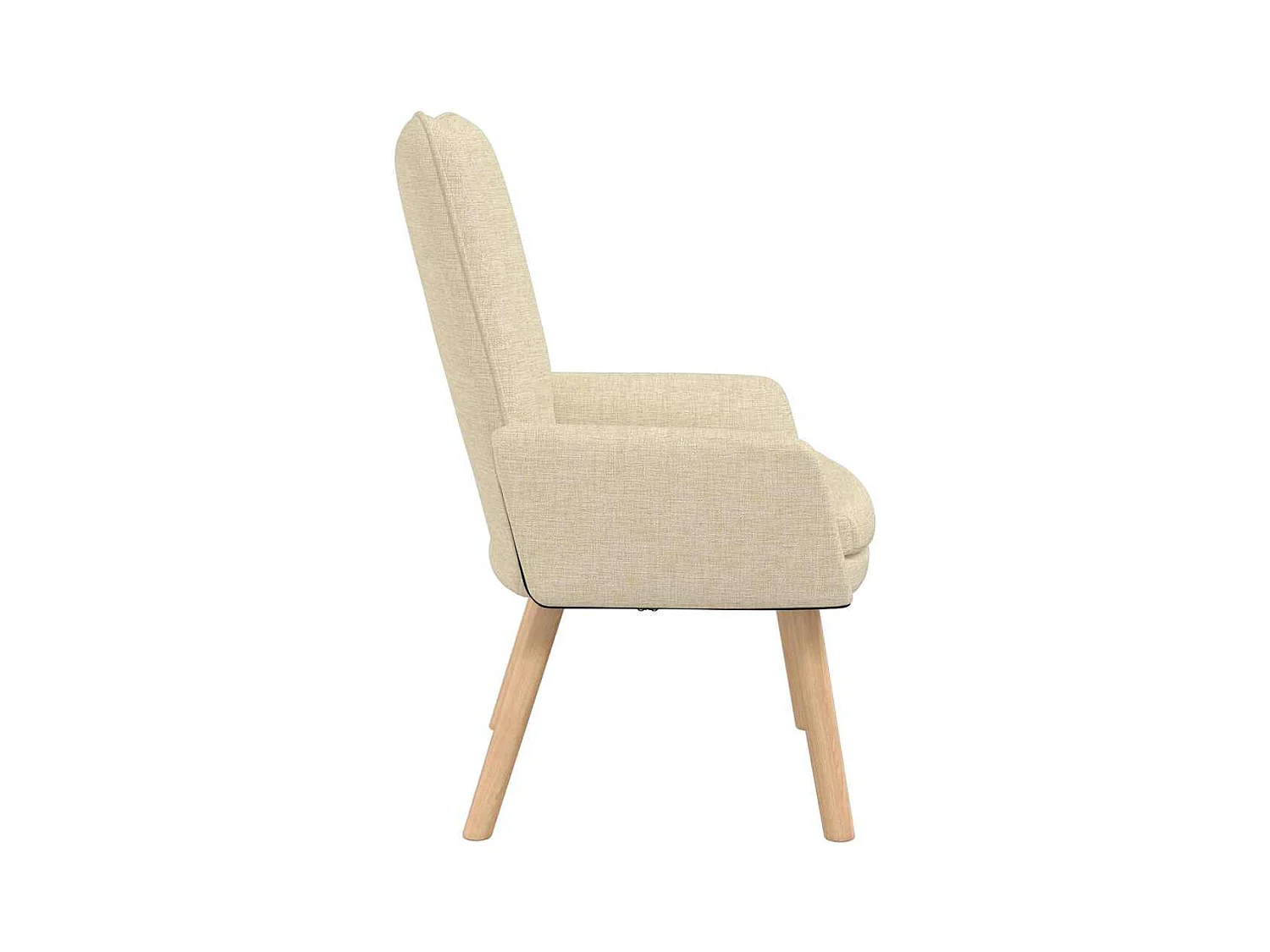 Sillón de relax | Silla Relax | Sillón de salón Crema 63x67x94 cm tela SHL4360