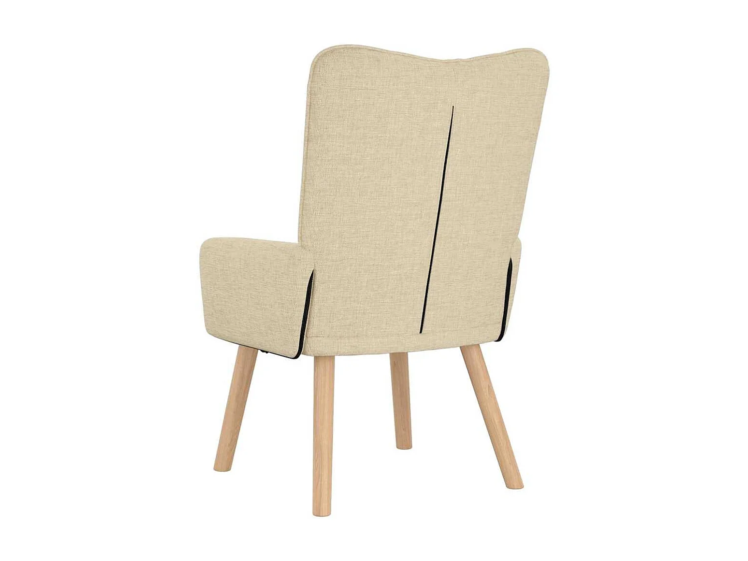 Relaxstoel | Ontspanningsstoel Crème 63 x 67 x 94 cm Stof