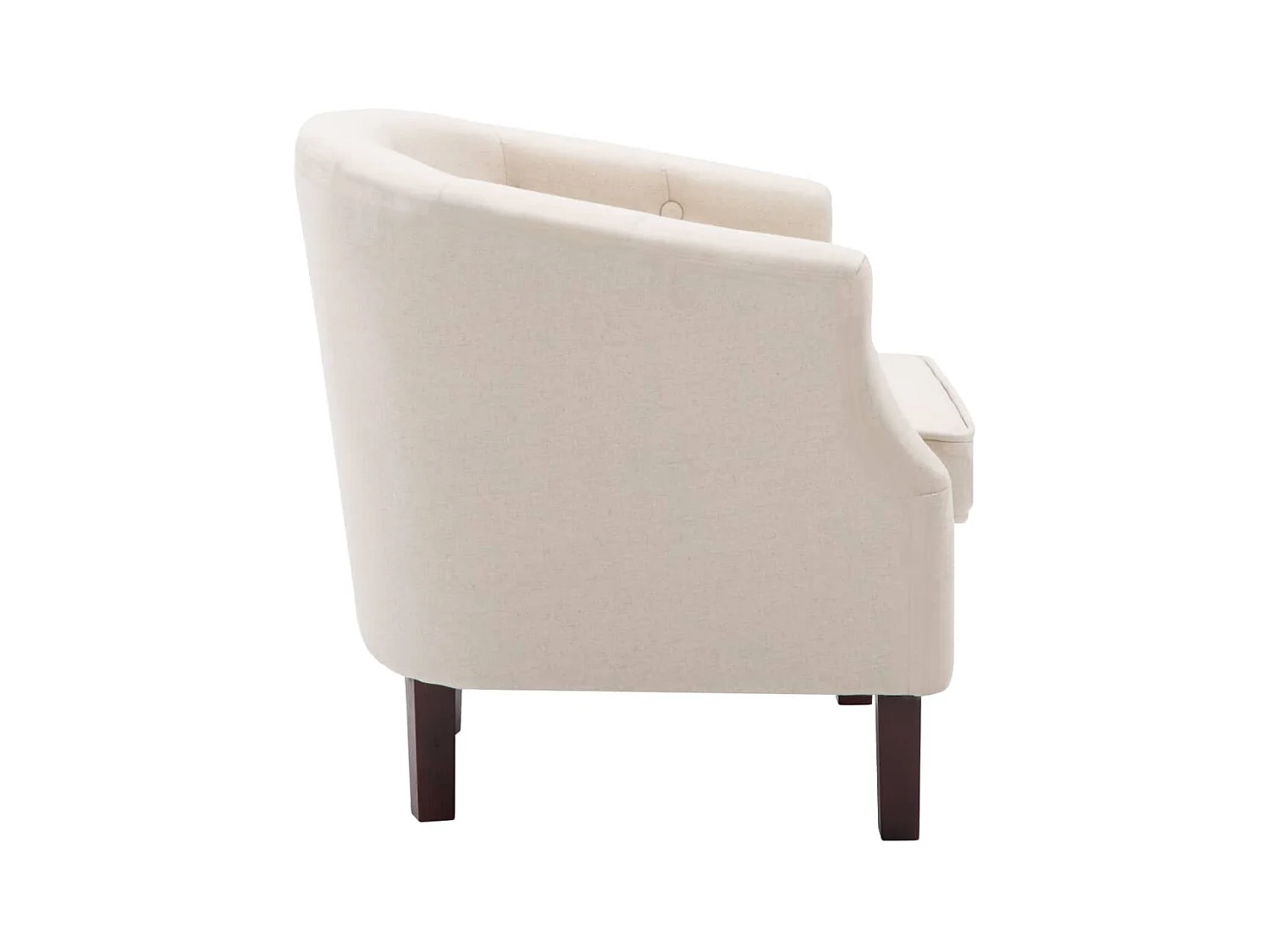 Sillón de salón | Silla de relax | Sillón de tela beige SHL9828