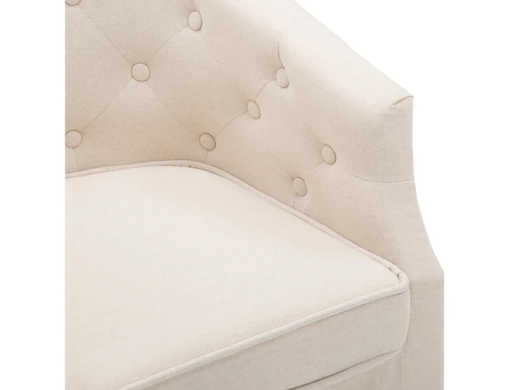 Sillón de salón | Silla de relax | Sillón de tela beige SHL9828