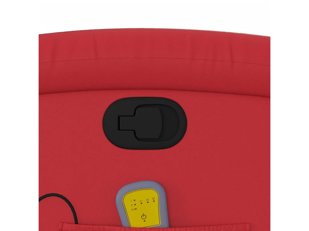 Sillón de salón | Silla | Sillón de masaje reclinable cuero sintético rojo SHL6905