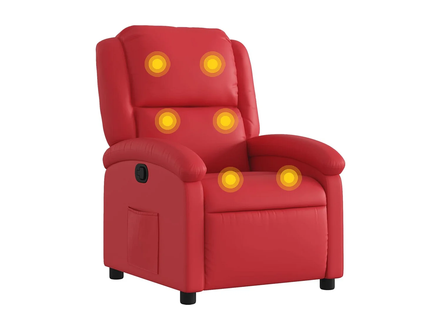 Relaxsessel | Massagesessel Rot Kunstleder SHL38998