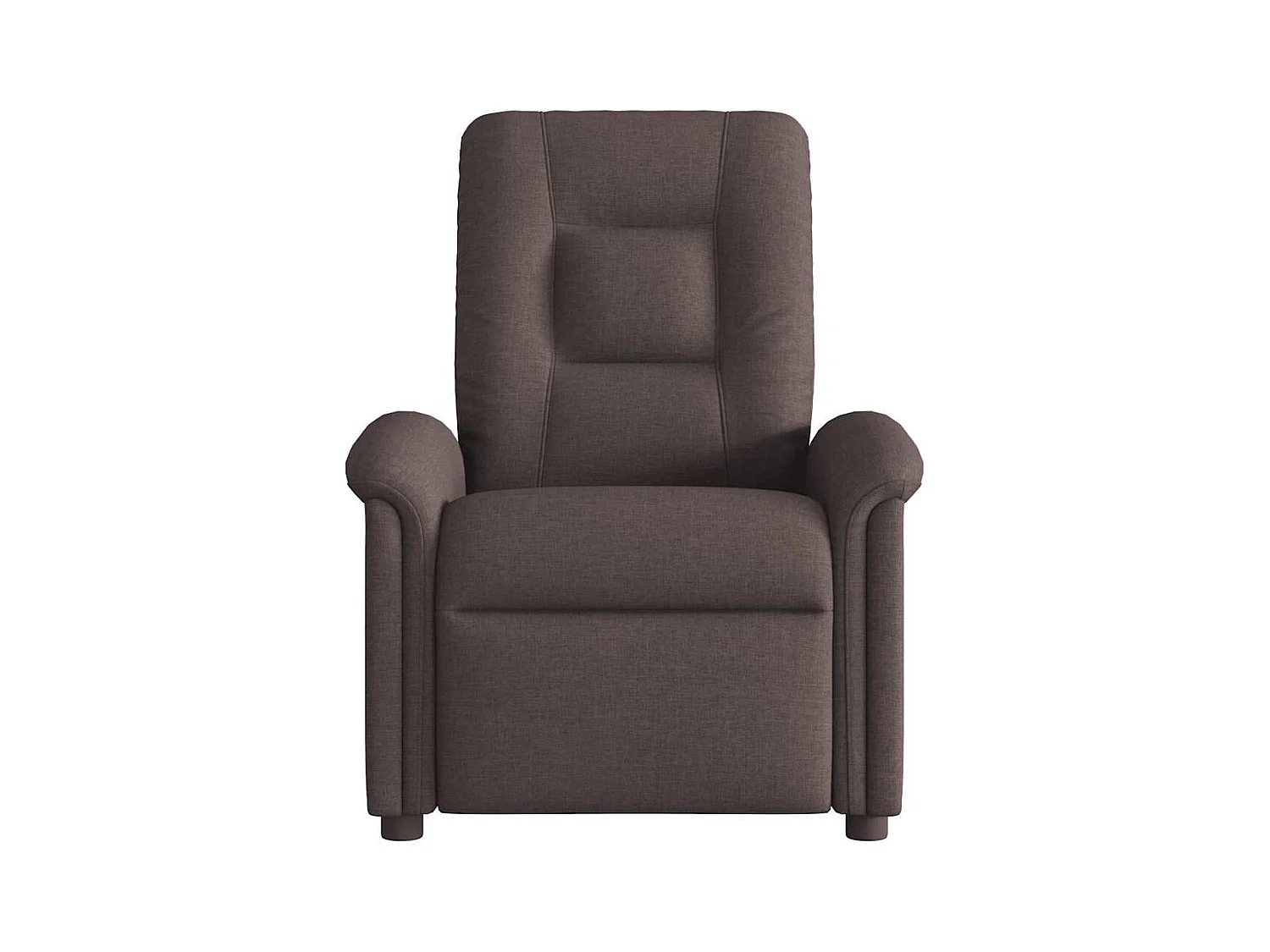 Sillón de relax | Sillón reclinable de masaje eléctrico tela marrón oscuro SHL3581