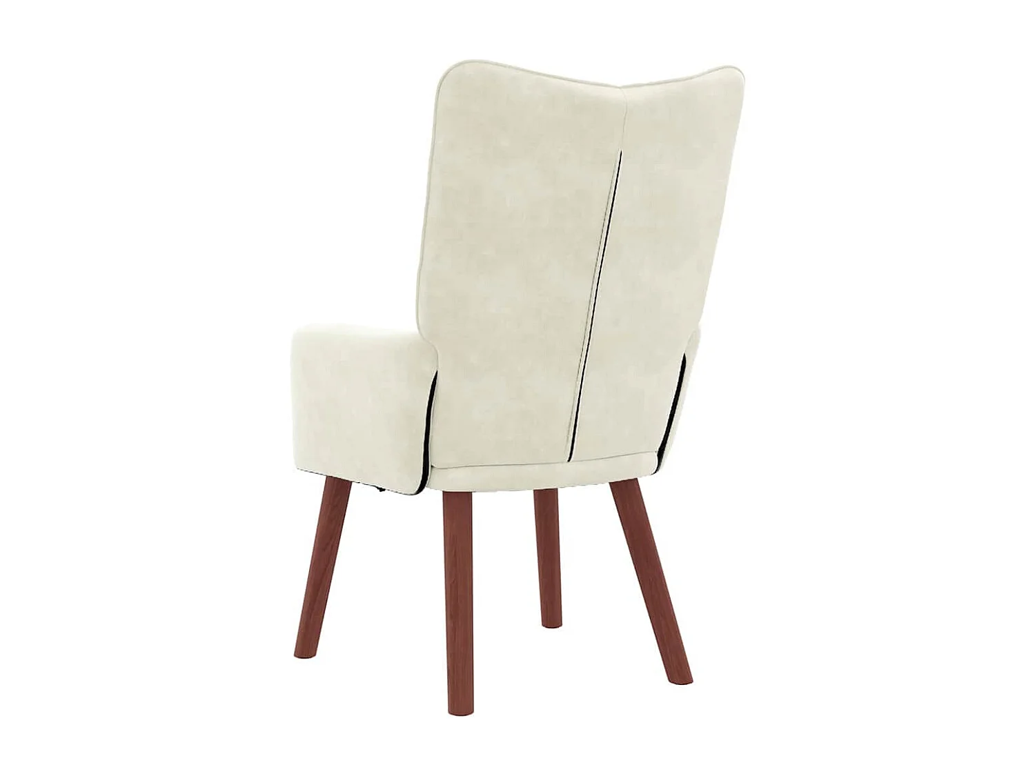 Fauteuil Salon-Chaise de relax Crème 63x67x94 cm Velours SHL1472