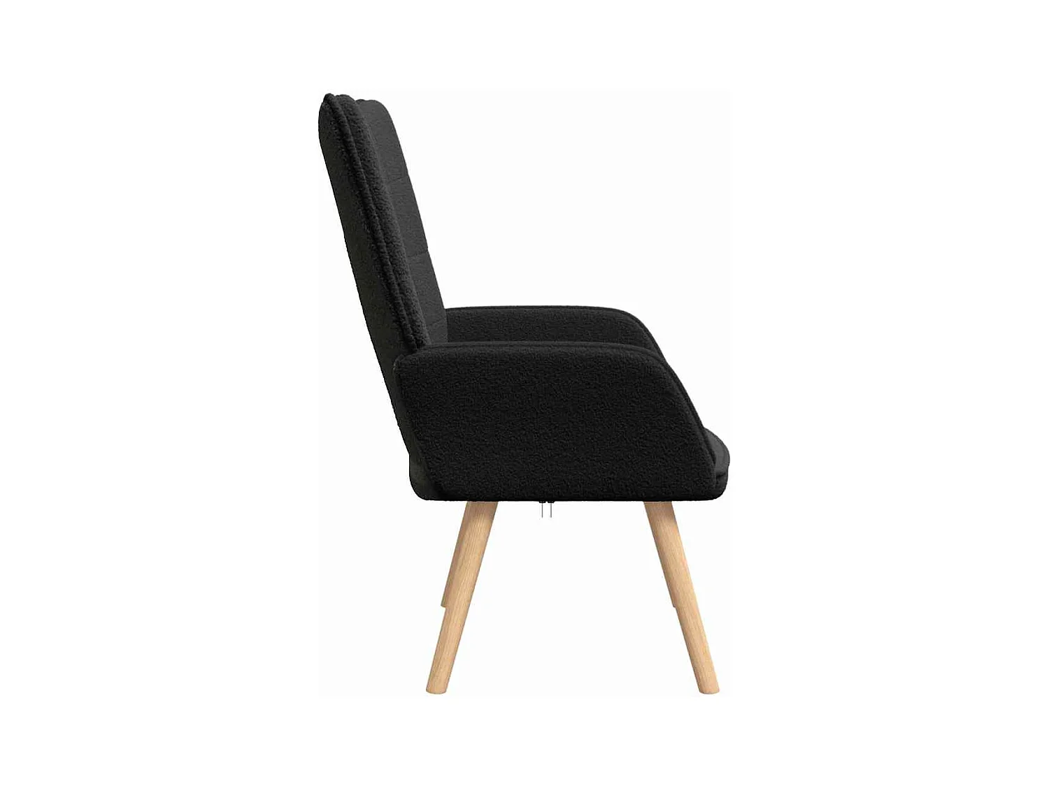 Poltrona | Cadeira de Sala | Cadeira Relaxante Preto 62x67x95.5 cm tecido SHL496569