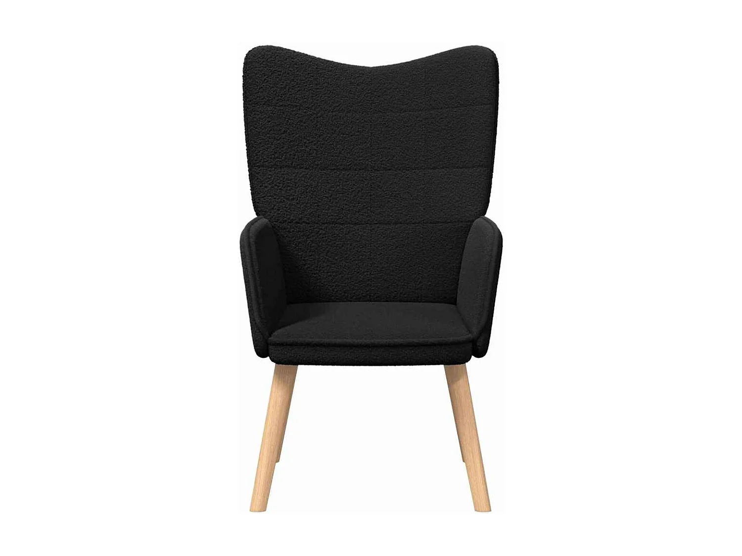 Sillón de relax | Silla Relax | Sillón de salón Negro 62x67x95.5 cm tela SHL5710