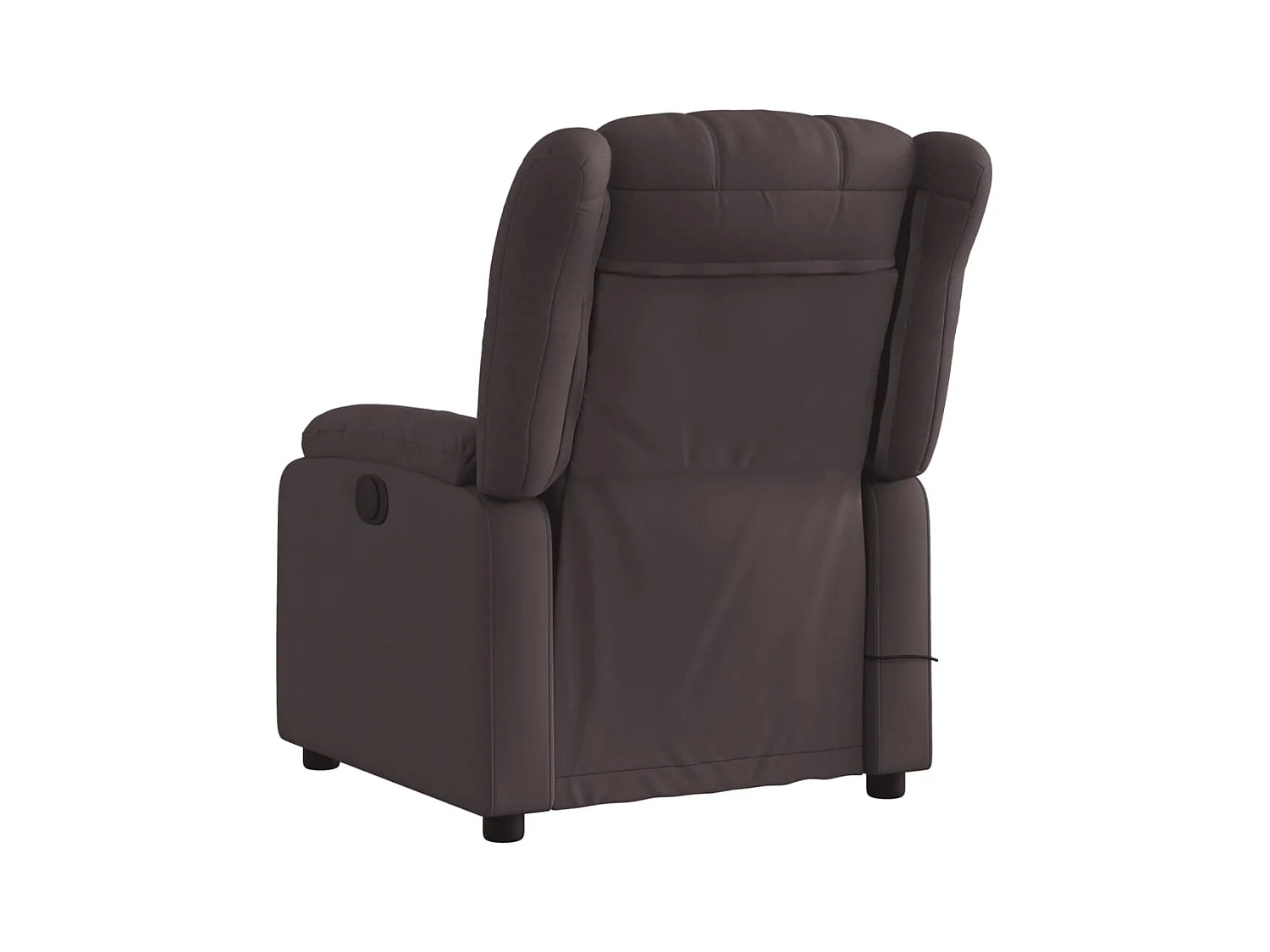 Sillón de salón | Silla | Sillón de masaje reclinable de tela marrón oscuro SHL8166