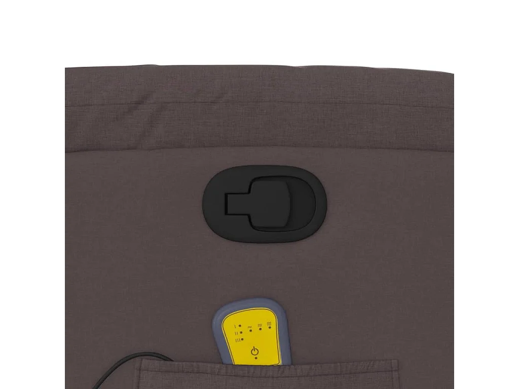 Sillón de salón | Silla | Sillón de masaje reclinable de tela marrón oscuro SHL8166