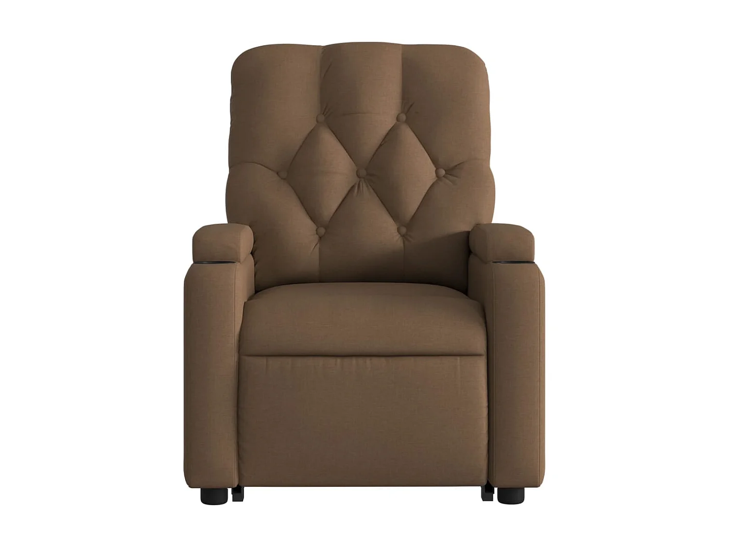 Fauteuil inclinable-Chaise de relax-Fauteuil salon Marron Tissu SHL1332