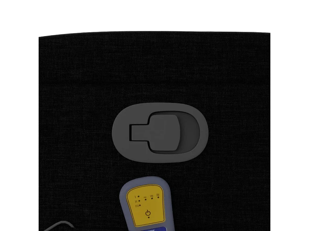 Massage-Relaxsessel | Lounge Sessel indoor schwarzer Stoff SHL87622