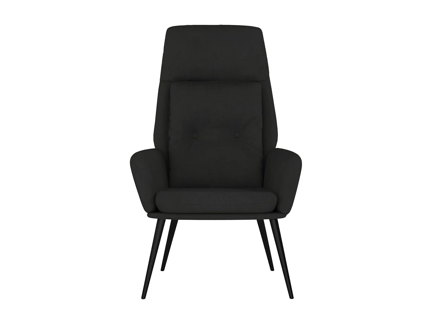 Relaxsessel | Lounge Sessel Schwarz Wildleder-Optik SHL27893
