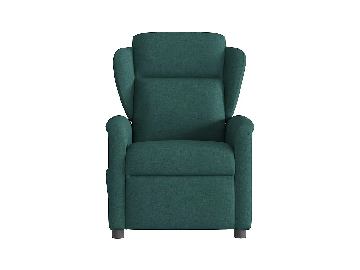 Sillón de relax | Silla | Sillón reclinable de tela verde oscuro SHL3044