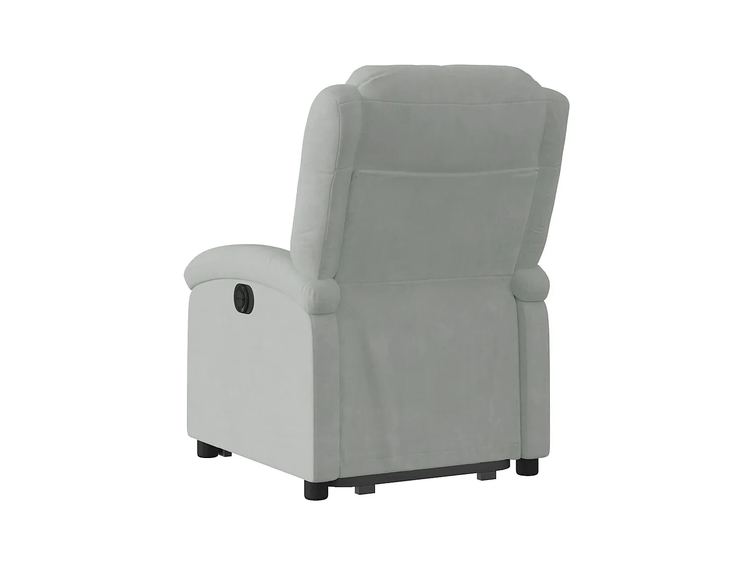 Sillón de relax | Silla | Sillón reclinable elevable terciopelo gris claro SHL9521