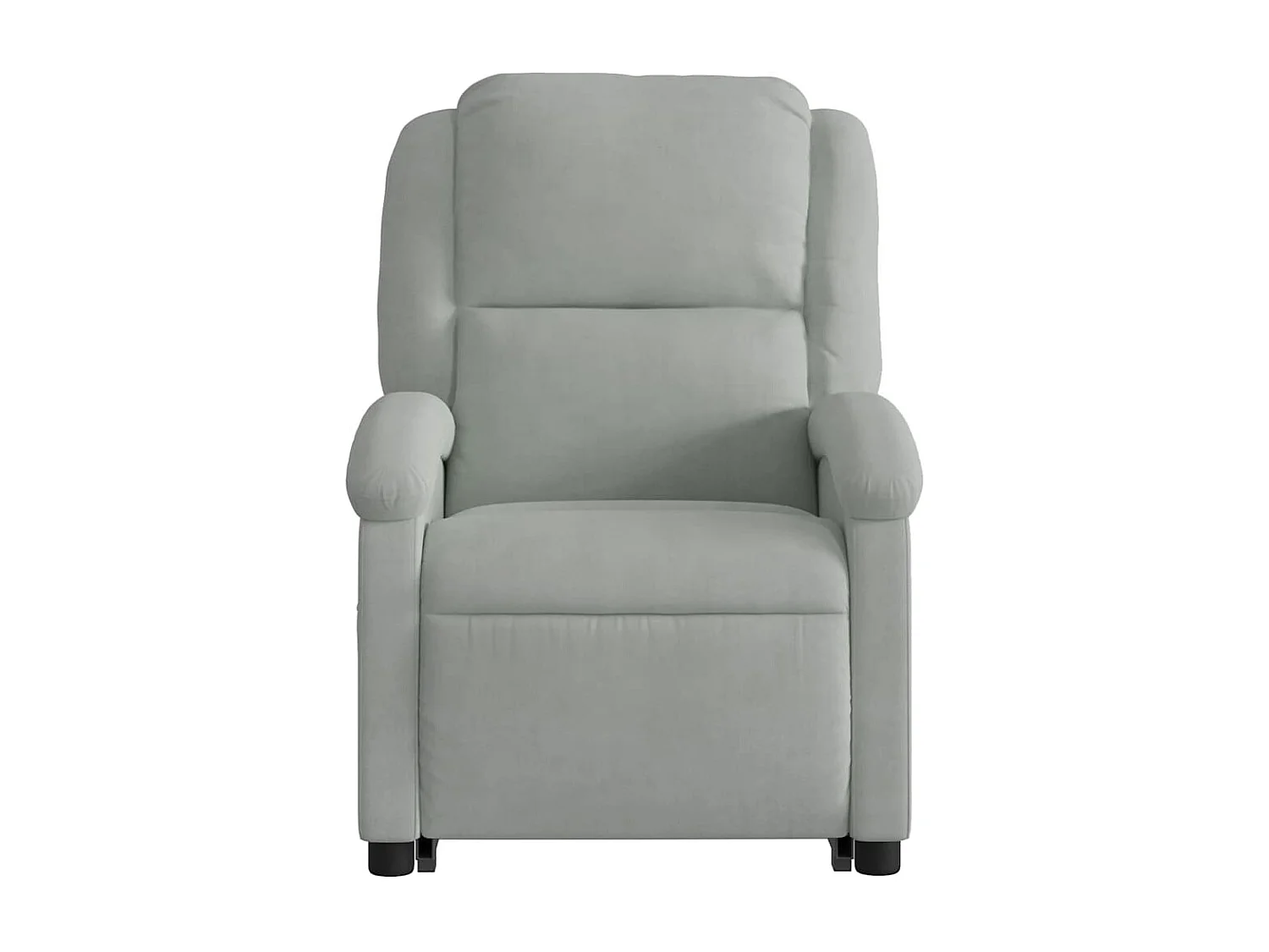 Sillón de relax | Silla | Sillón reclinable elevable terciopelo gris claro SHL9521