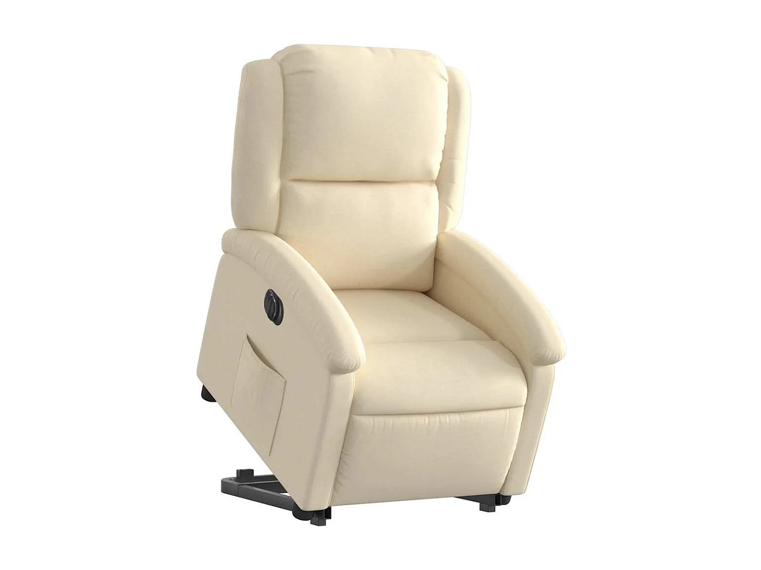 Fauteuil inclinable électrique-Fauteuil TV crème tissu SHL5144