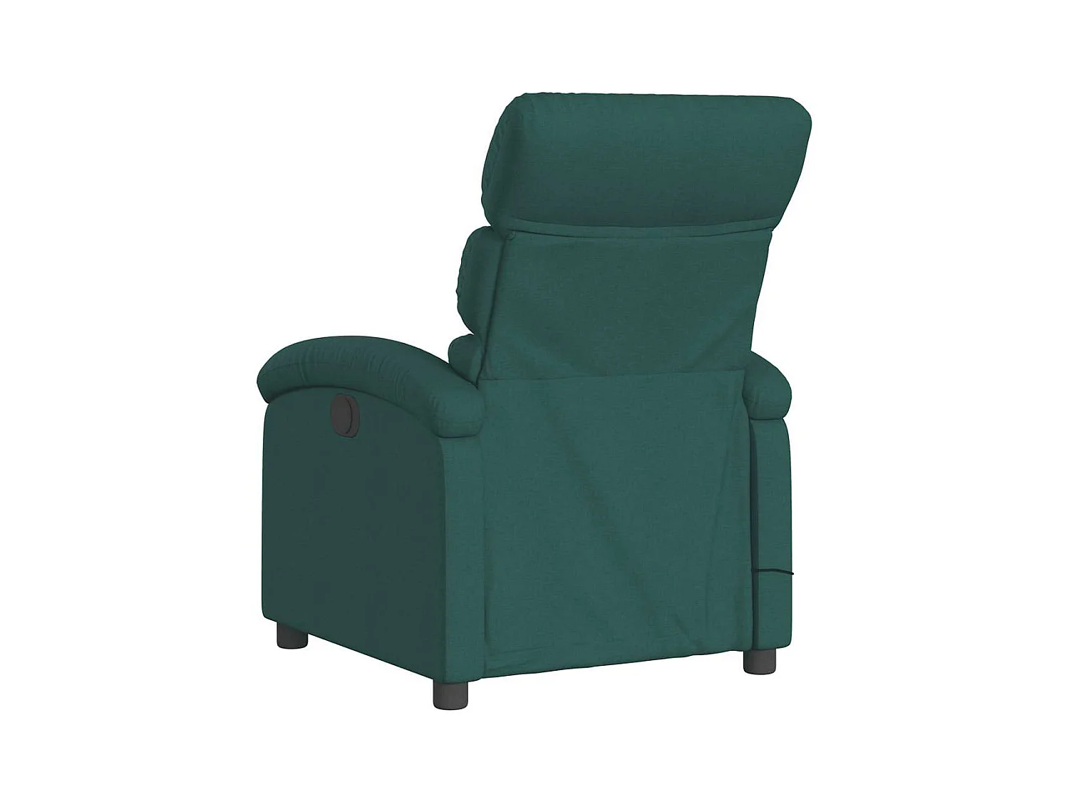 Sillón de relax | Sillón reclinable de masaje eléctrico tela verde oscuro SHL7888