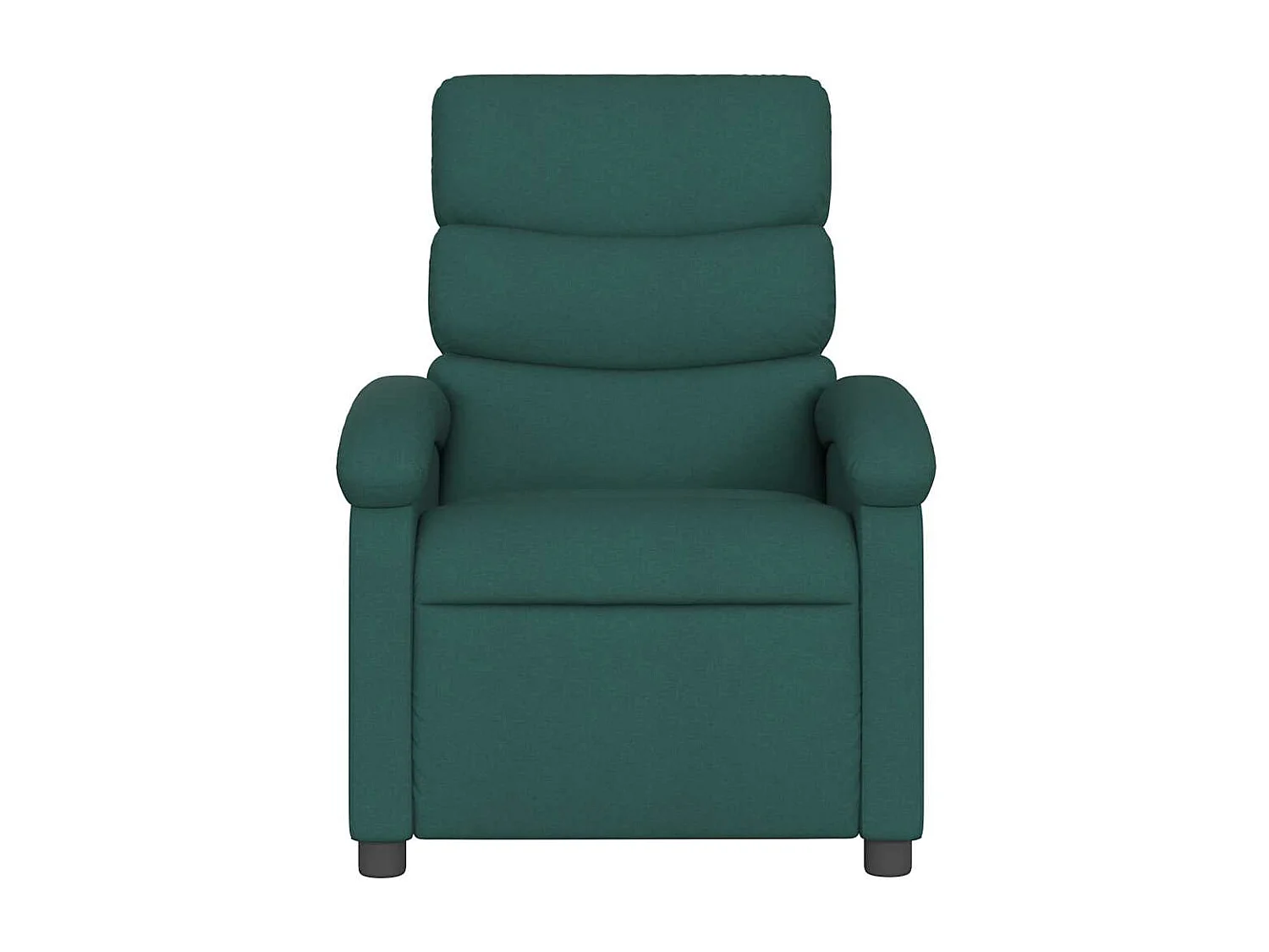 Sillón de relax | Sillón reclinable de masaje eléctrico tela verde oscuro SHL7888