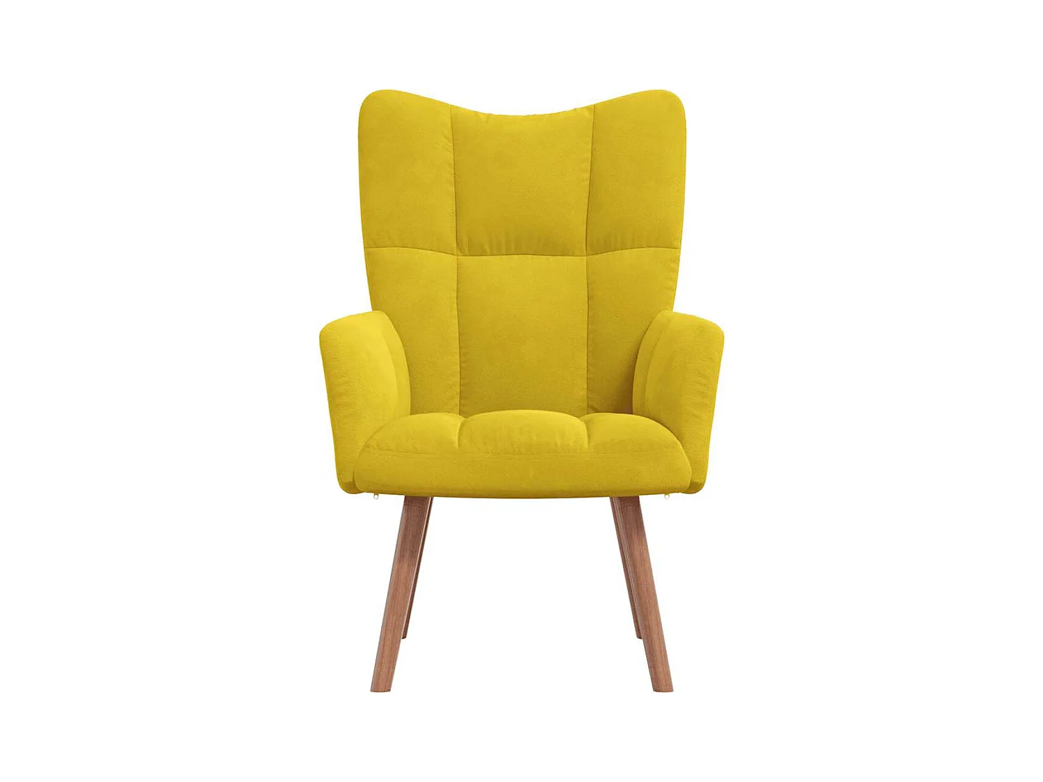 Sillón de relax | Silla de relax de terciopelo amarillo mostaza SHL8033