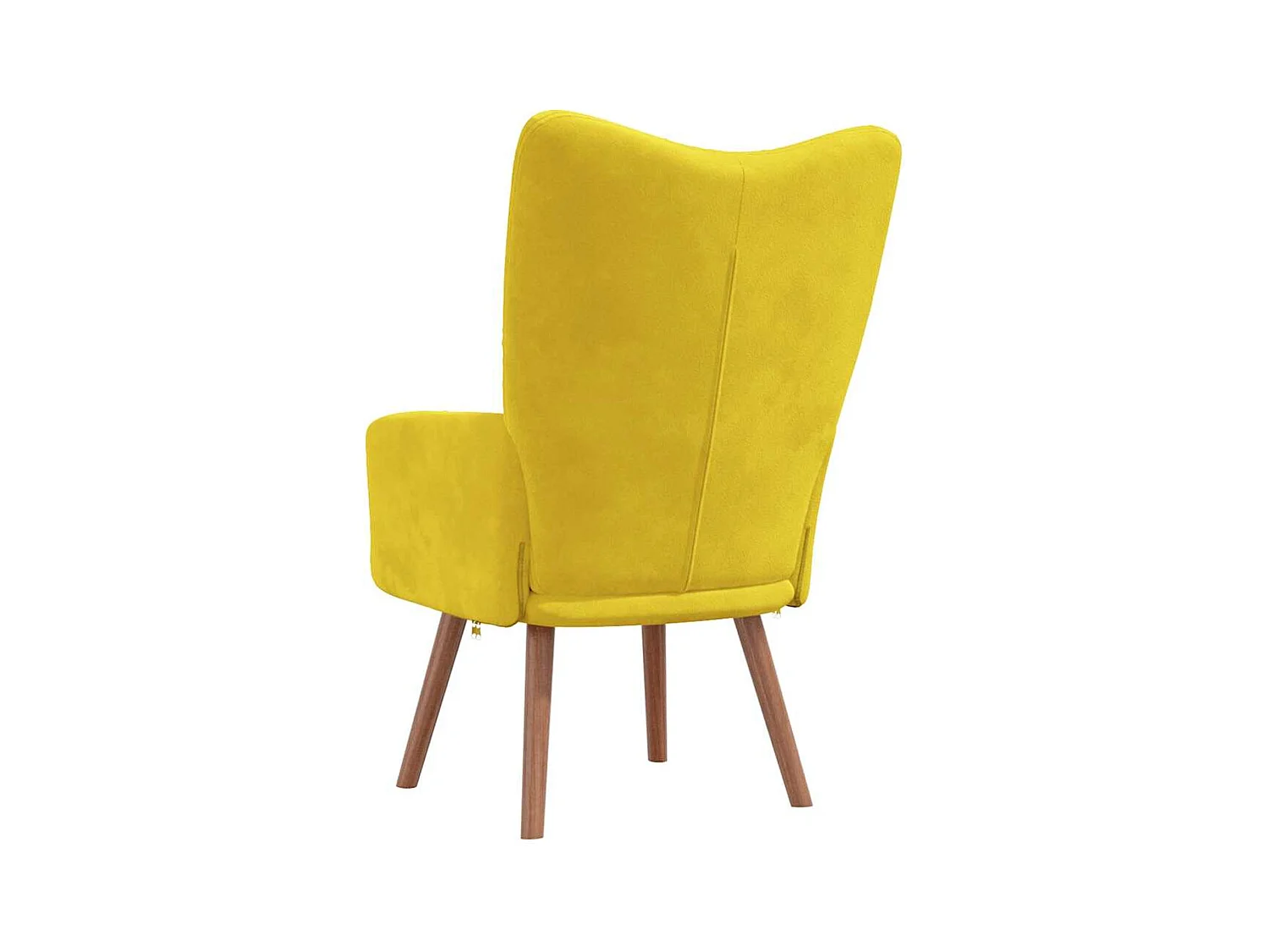 Sillón de relax | Silla de relax de terciopelo amarillo mostaza SHL8033