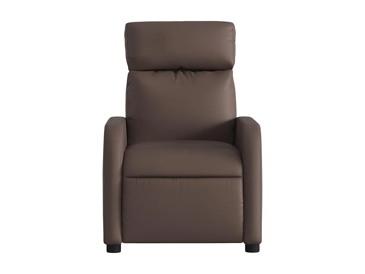 Sillón de salón | Silla | Sillón de masaje reclinable cuero sintético marrón SHL3697