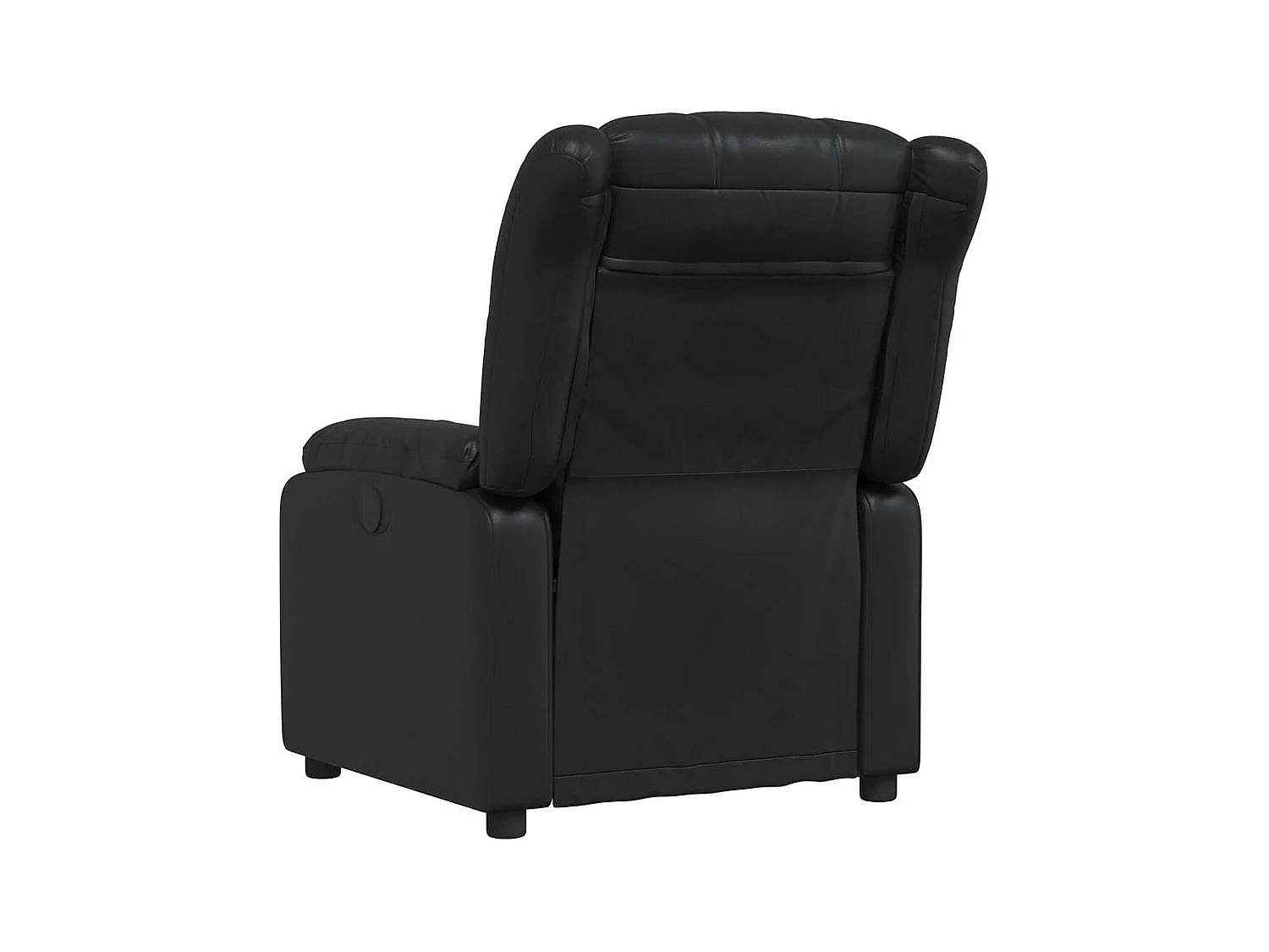 Sillón de salón | Silla | Sillón de masaje reclinable cuero sintético negro SHL4352