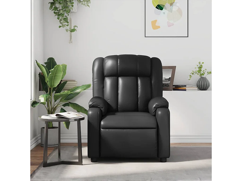 Relaxsessel | Massagesessel Schwarz Kunstleder SHL49318