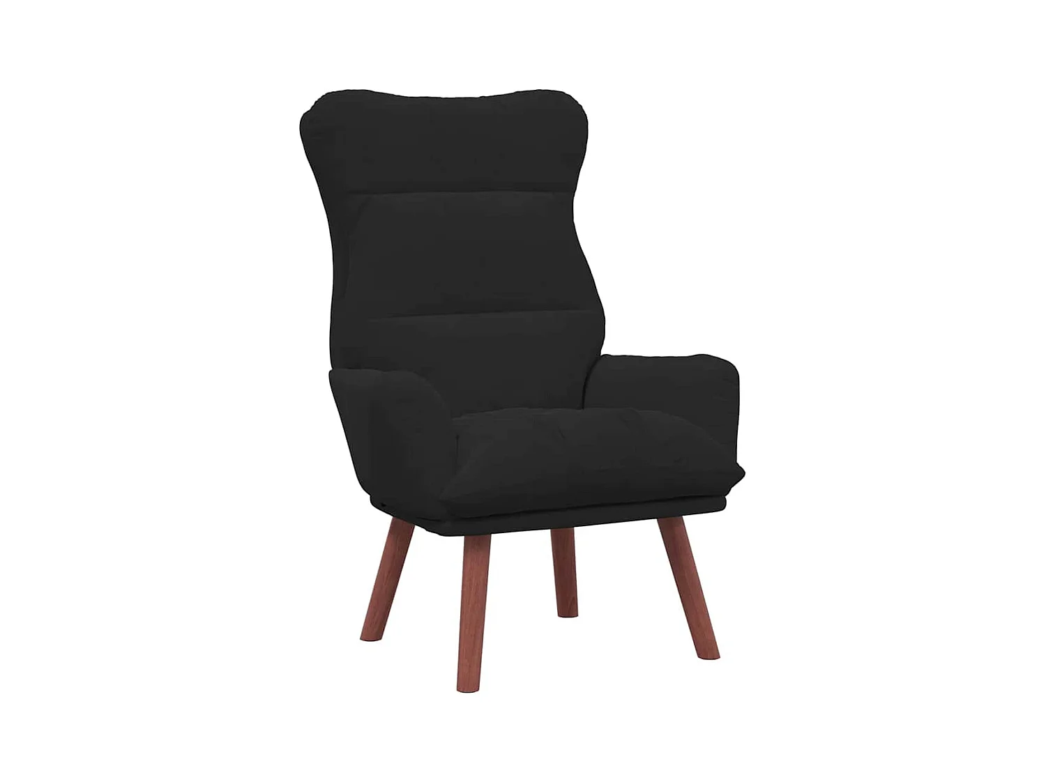 Sillón de relax | Silla Relax | Sillón de salón Negro 69x74x93 cm Terciopelo SHL3486