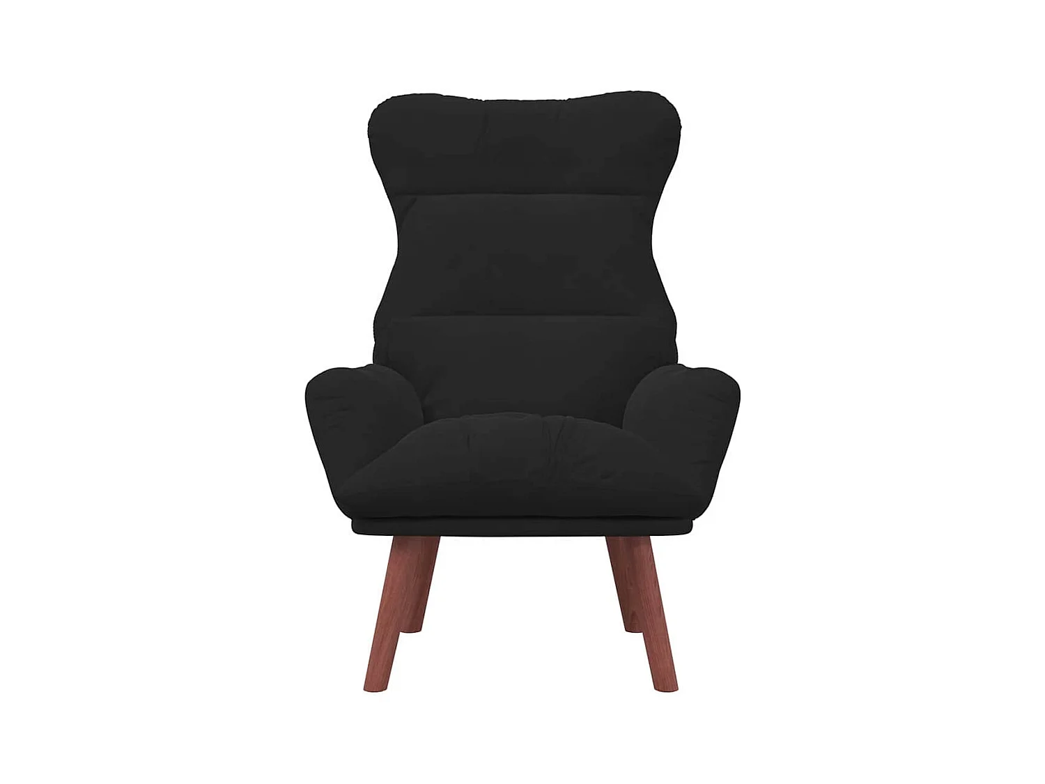 Sillón de relax | Silla Relax | Sillón de salón Negro 69x74x93 cm Terciopelo SHL3486