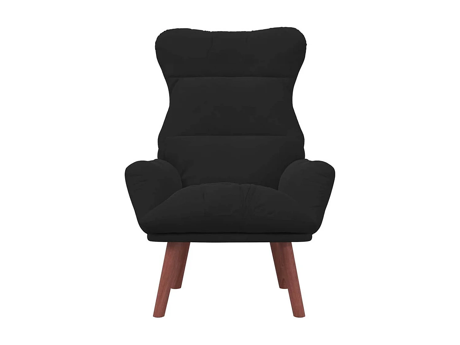 Sillón de relax | Silla Relax | Sillón de salón Negro 69x74x93 cm Terciopelo SHL3486