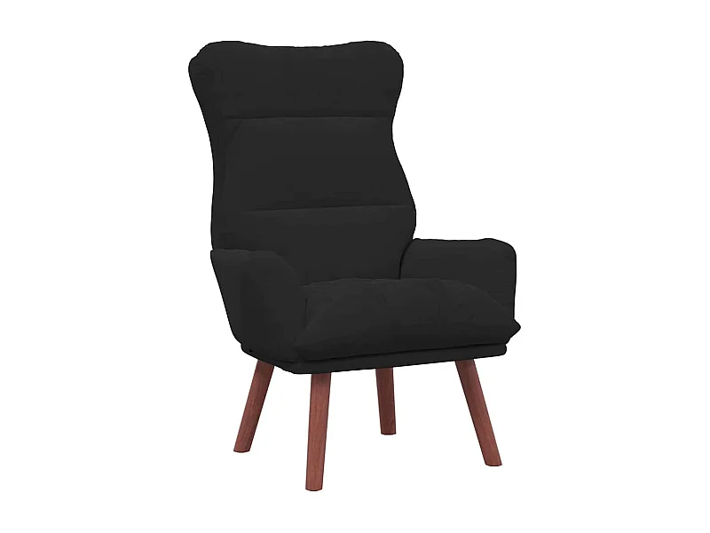 Sillón de relax | Silla Relax | Sillón de salón Negro 69x74x93 cm Terciopelo SHL3486