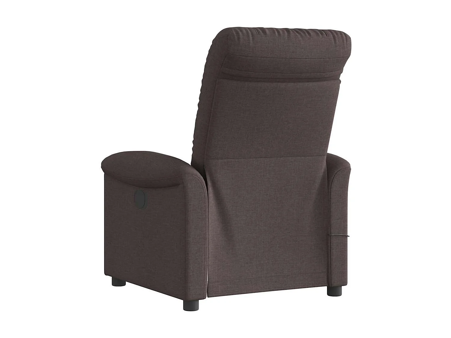 Sillón de salón | Silla | Sillón de masaje reclinable de tela marrón oscuro SHL7556