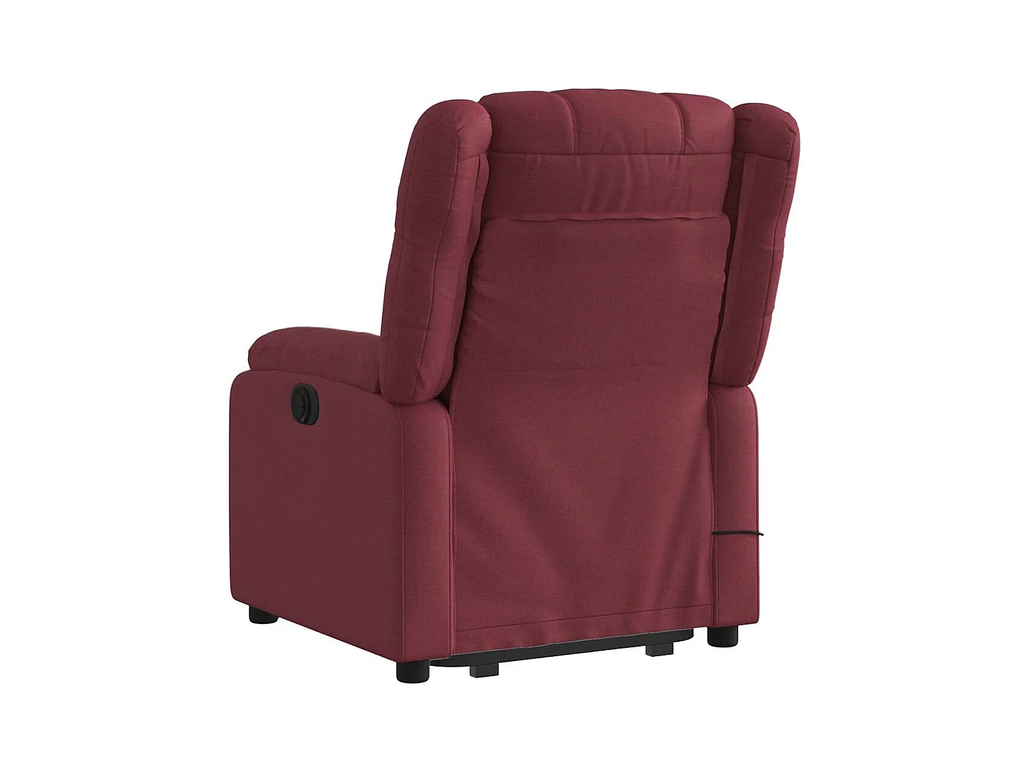 Sillón de relax | Sillón reclinable de masaje elevable tela rojo tinto SHL2510