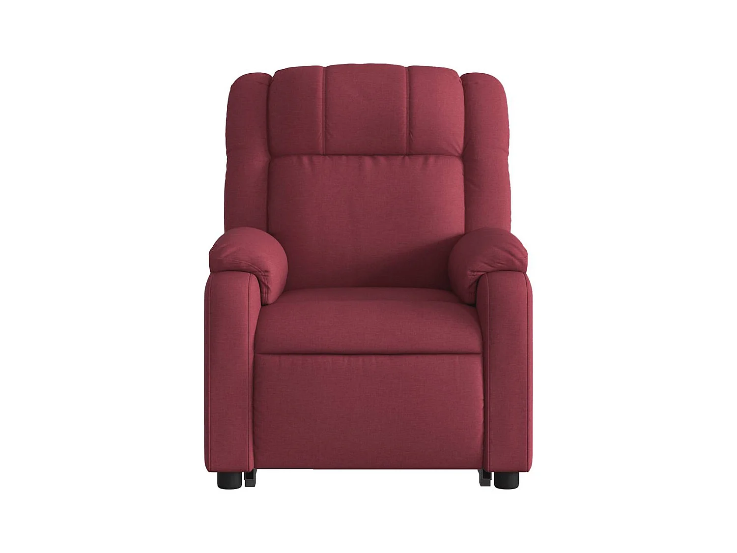 Sillón de relax | Sillón reclinable de masaje elevable tela rojo tinto SHL2510