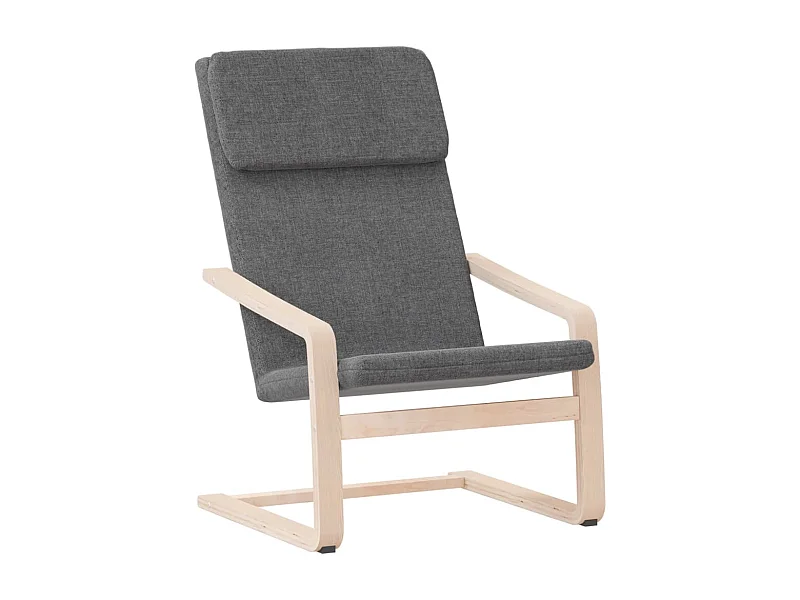 Sillón de relax | Silla de relax de tela gris oscuro SHL2592