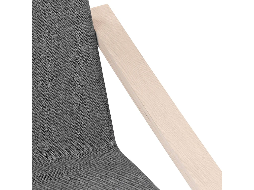 Sillón de relax | Silla de relax de tela gris oscuro SHL2592