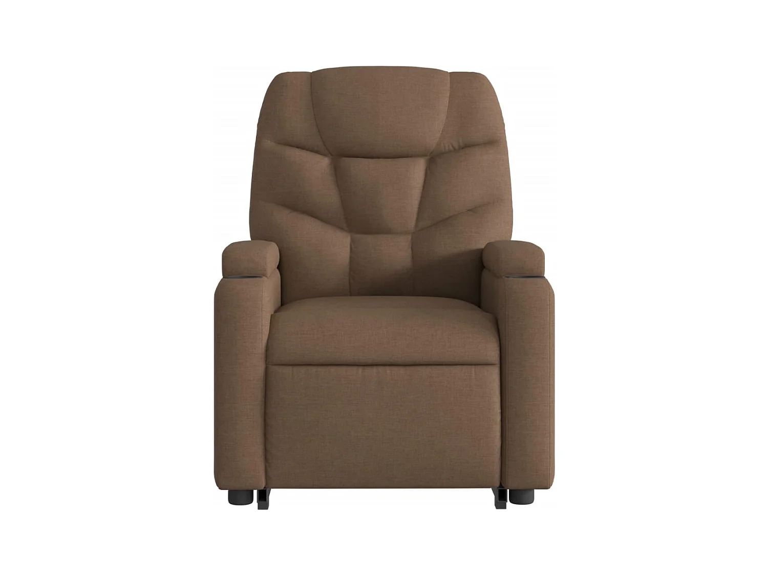 Fauteuil inclinable électrique-Chaise de relax-Fauteuil TV marron tissu SHL3186