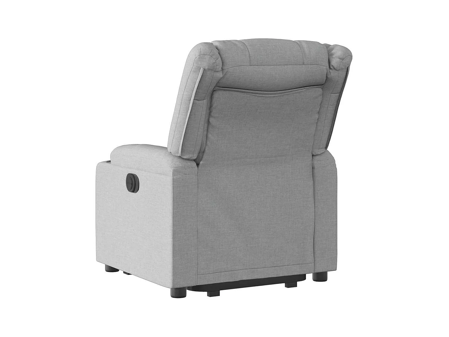 Sillón de relax | Silla | Sillón reclinable elevable de tela gris claro SHL3944