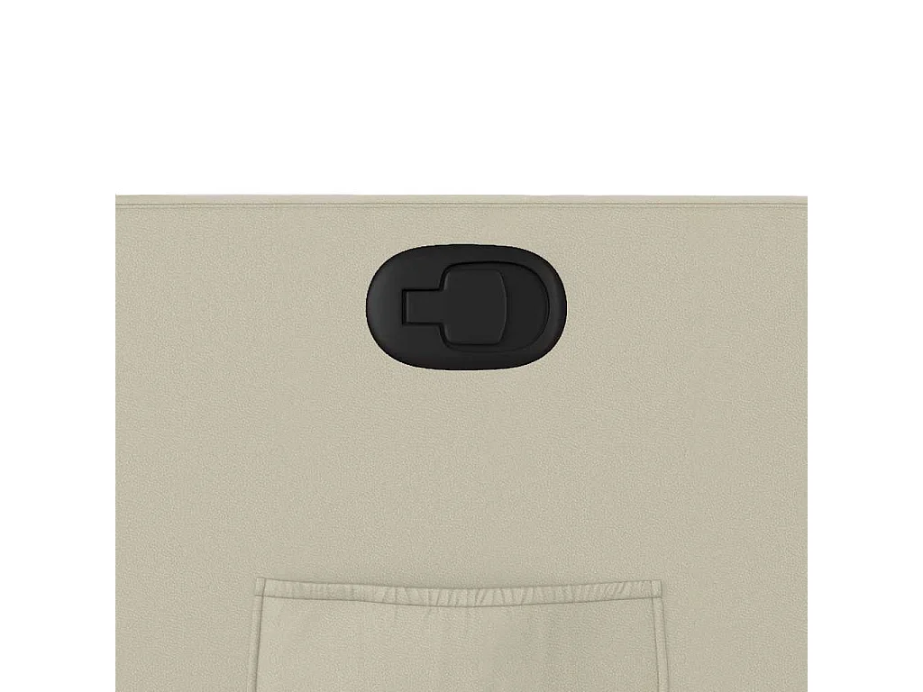 Relaxsessel | Lounge Sessel für Wohnzimmer Creme Kunstleder SHL31341