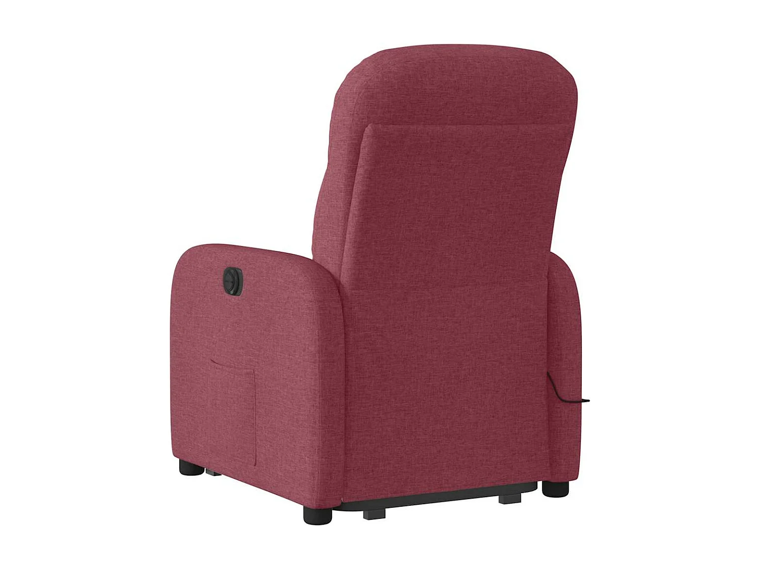 Sillón de relax | Sillón reclinable de masaje elevable tela rojo tinto SHL5312