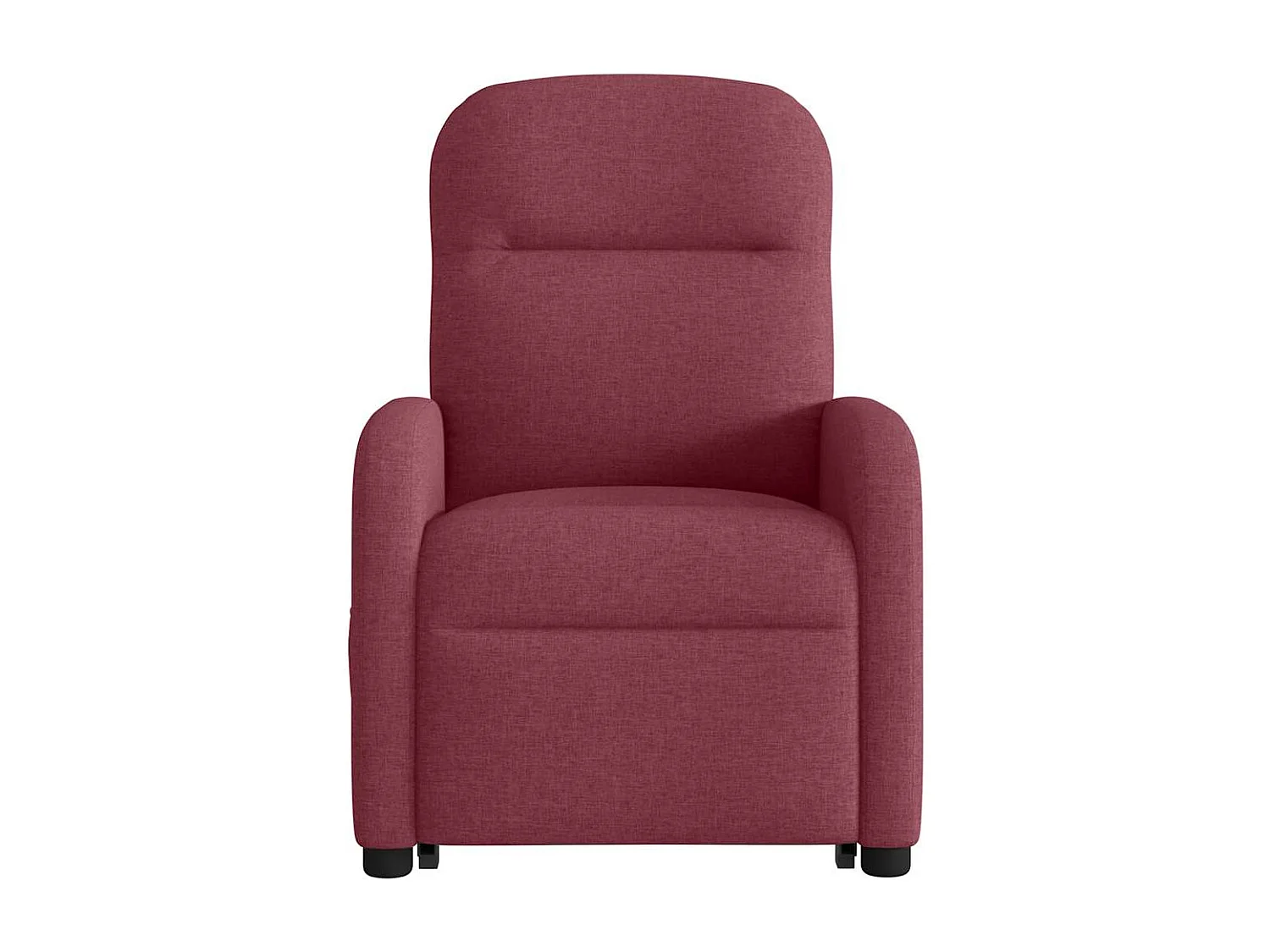 Fauteuil inclinable-Chaise de relax-Fauteuil de Massage Rouge bordeaux Tissu SHL5330