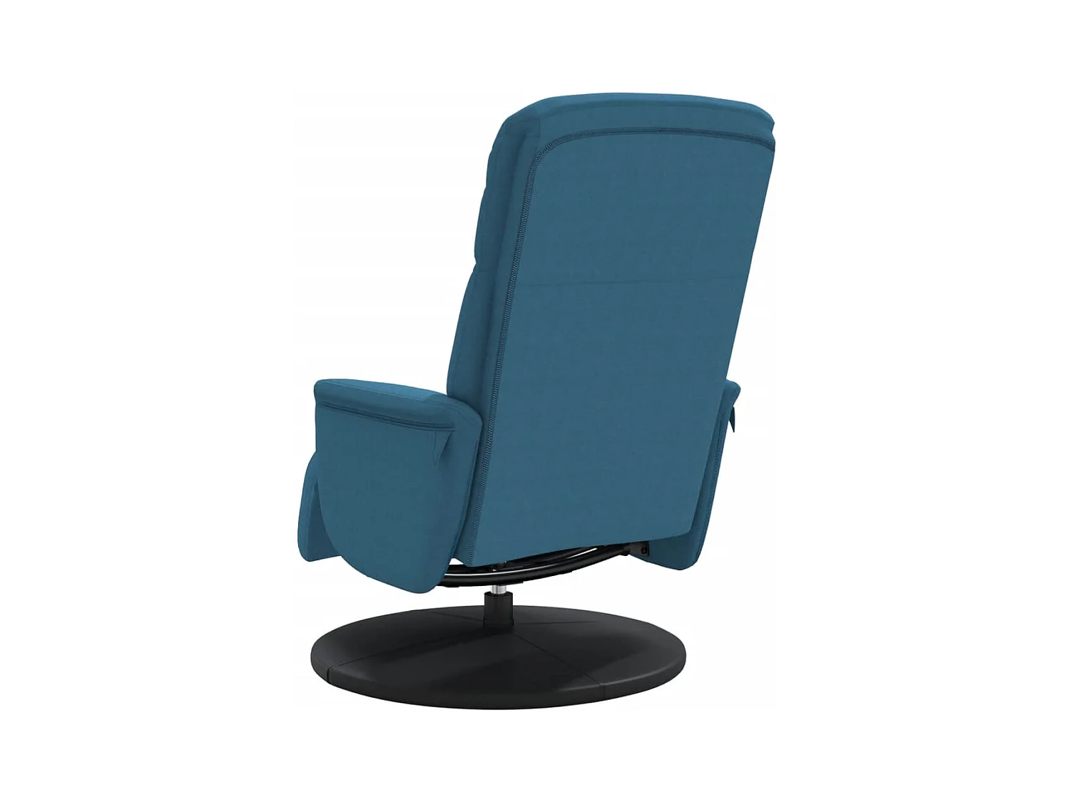 Sillón de relax | Sillón reclinable con reposapiés terciopelo azul SHL2947