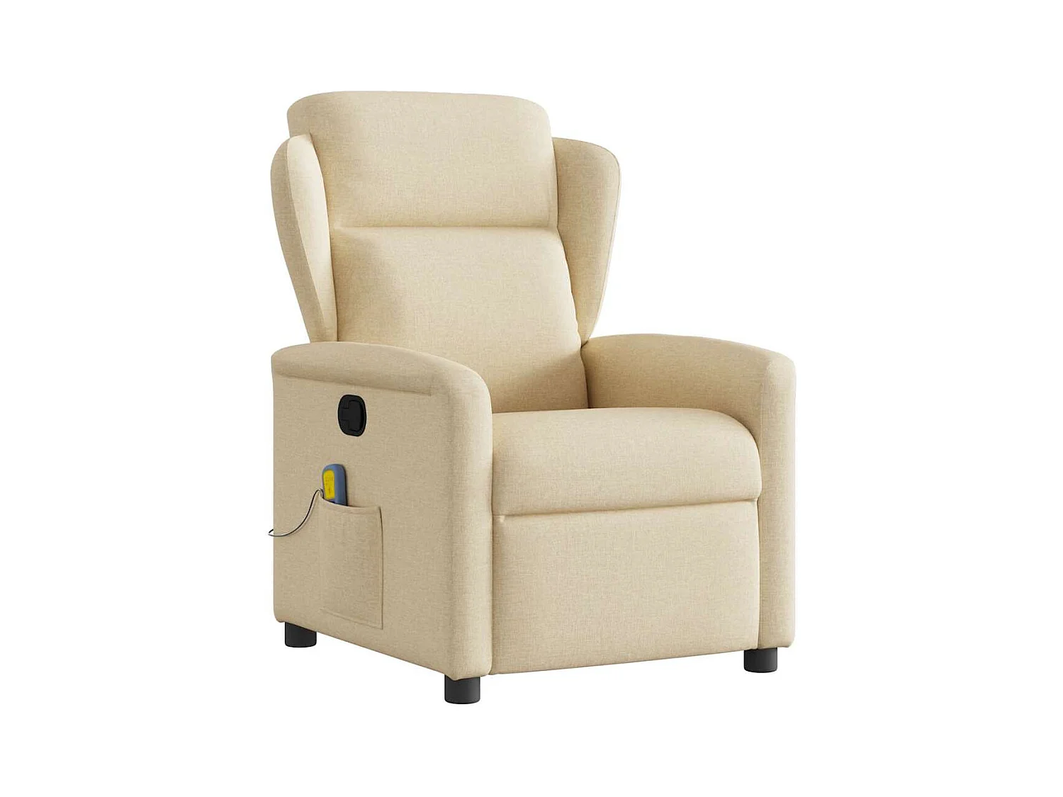 Sillón de salón | Silla | Sillón de masaje reclinable de tela crema SHL5584